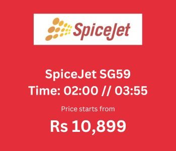 SpiceJet SG5 Time 2050 2335 mumbai