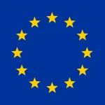 Blue flag with yellow stars